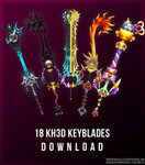 KH3D Keyblades Download