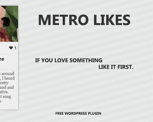 MetroLikes - Share the love