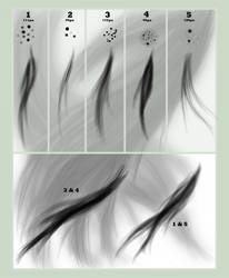 Hair brush set