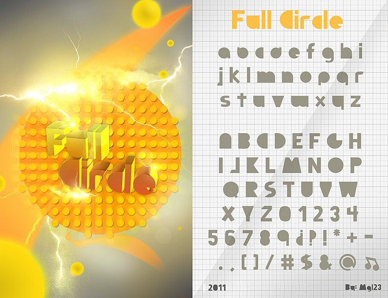 Full Circle - Font