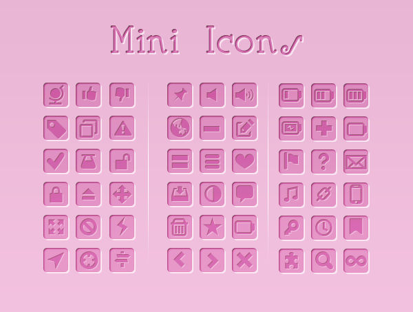 Mini Icons by clarasshh on DeviantArt