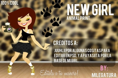 New Girl ''Animal Print''.~