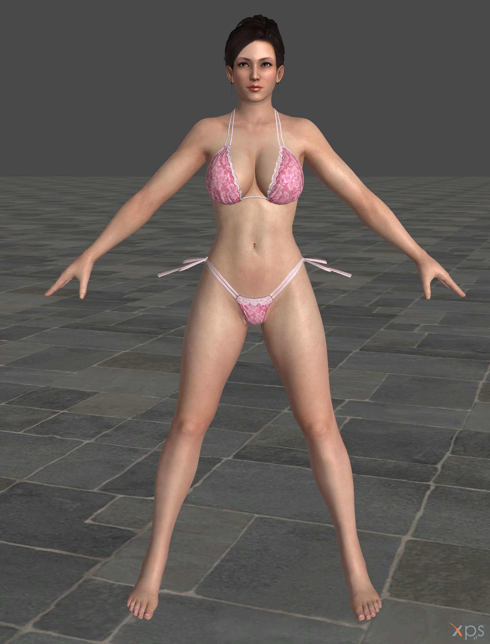 Miyako pink bikini - meshmod