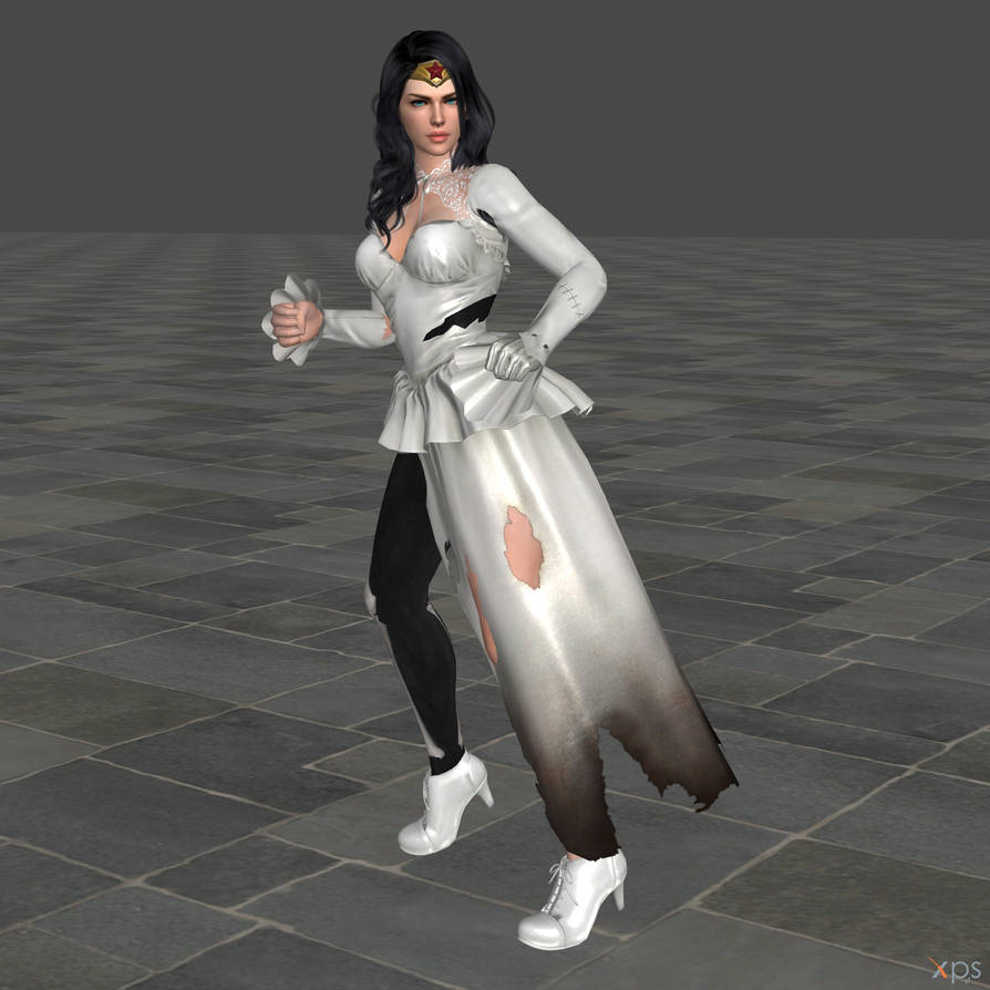 Wonder Woman Wedding Dress Halloween Meshmod By Toshiiekyoko On
