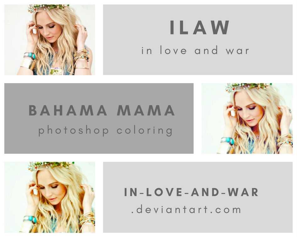 Bahama Mama Photoshop Coloring By In Love And War On Deviantart