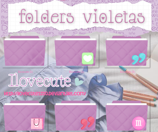 Folders Violetas