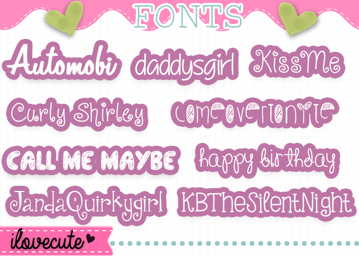 Pack de Fonts