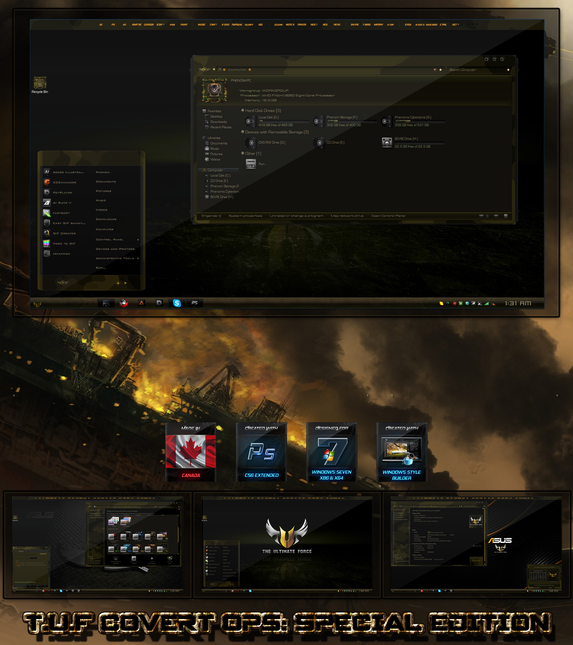 TUF Covert Ops Special Edition by R0ck-n-R0lla1