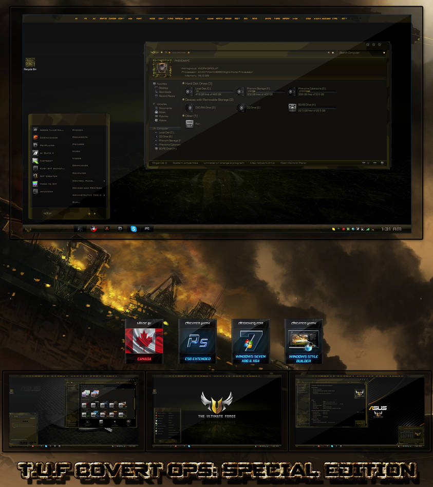 TUF Covert Ops Special Edition by R0ck-n-R0lla1