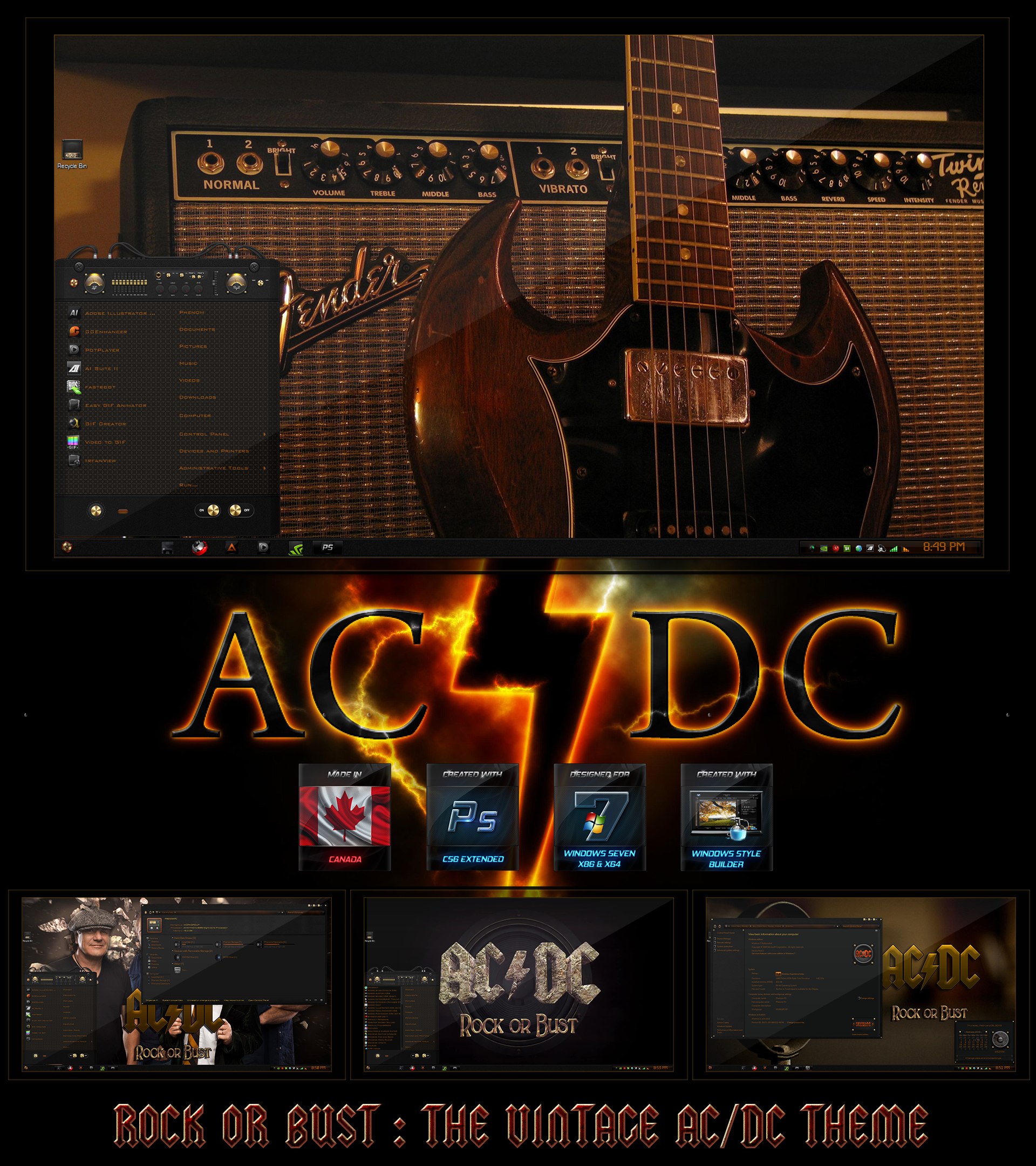 Rock or Bust The Vintage ACDC Theme by R0ck-n-R0lla1