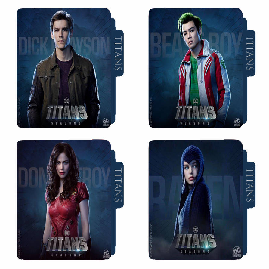 Titans season 2 Folder icon by yashar20 on DeviantArt