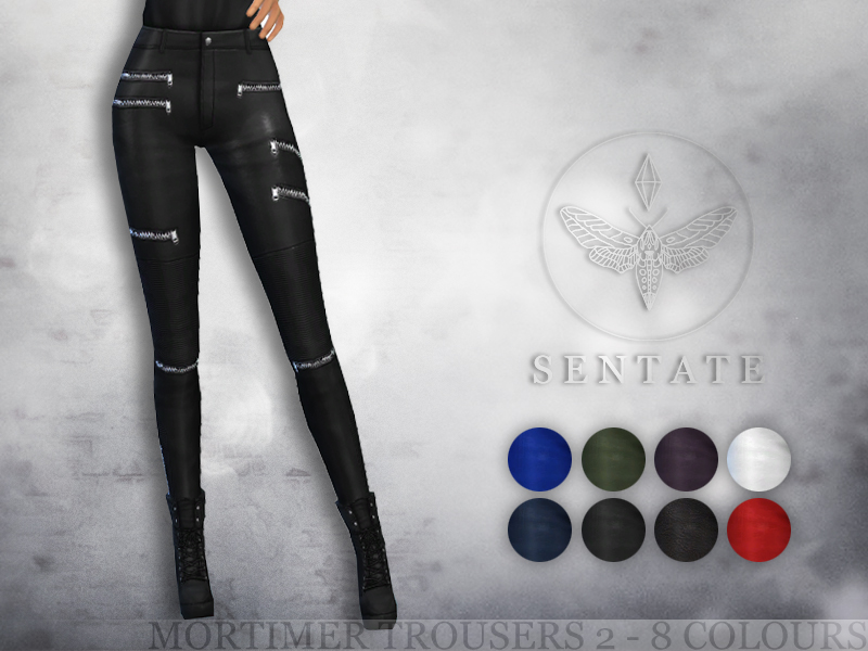Mortimer Biker Pants The Sims 4, Converted To MMD