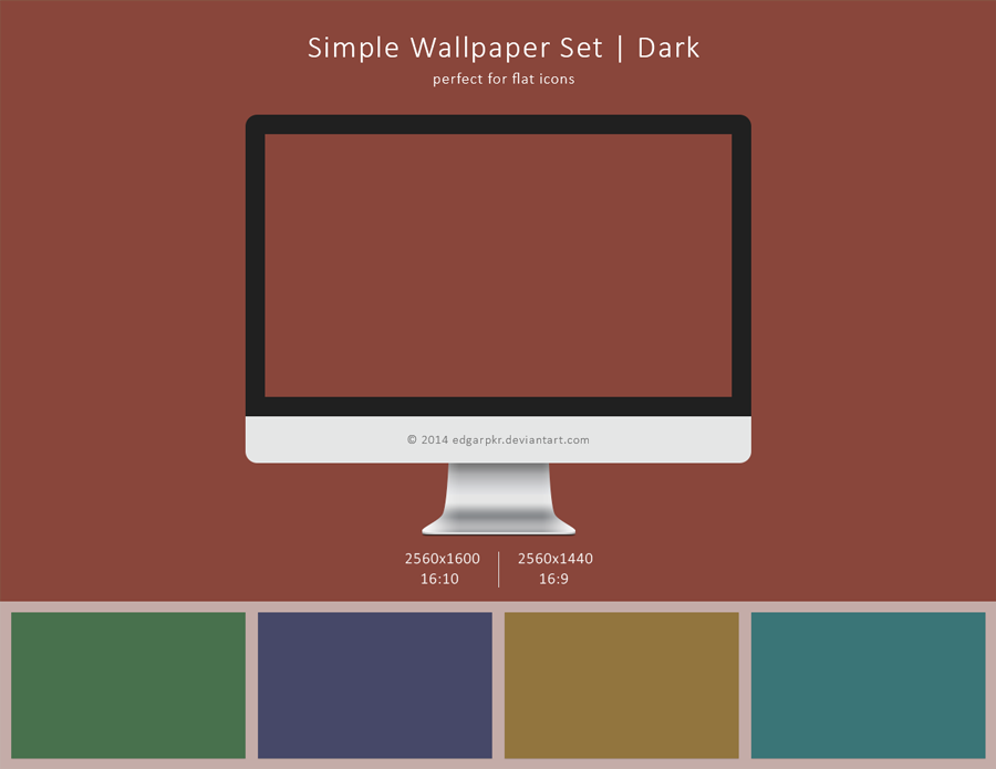 Simple Wallpaper Set | Dark