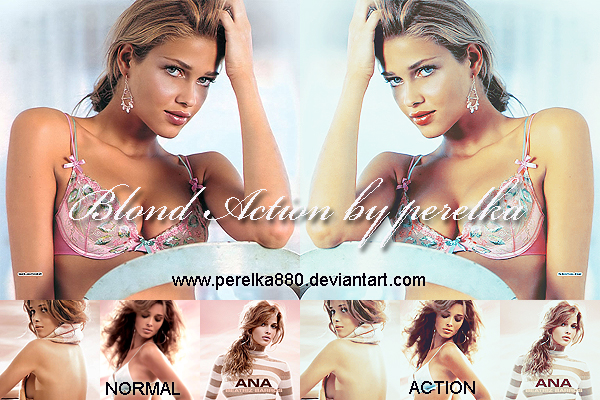 Blond Photoshop Action