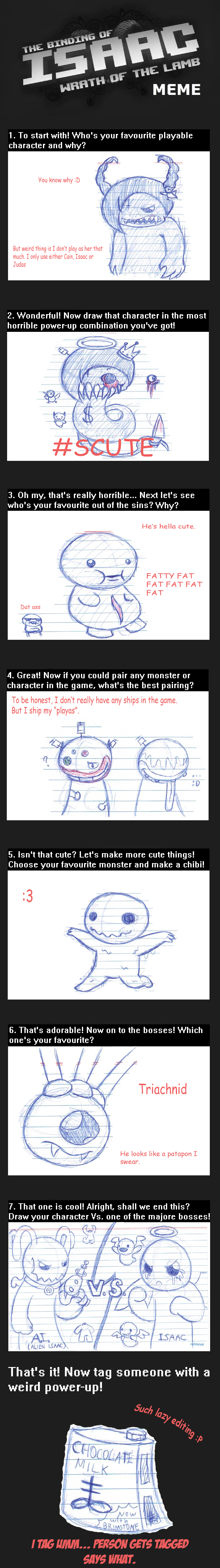 The Binding of Isaac Meme (Lazy Edition)