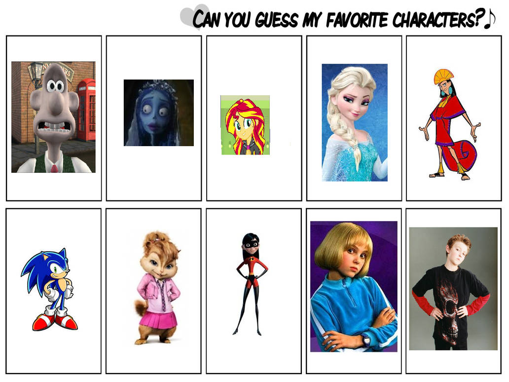 My Favorite Characters By Sandowkatie On Deviantart My Favorite Characters By Sandowkatie On Deviantart