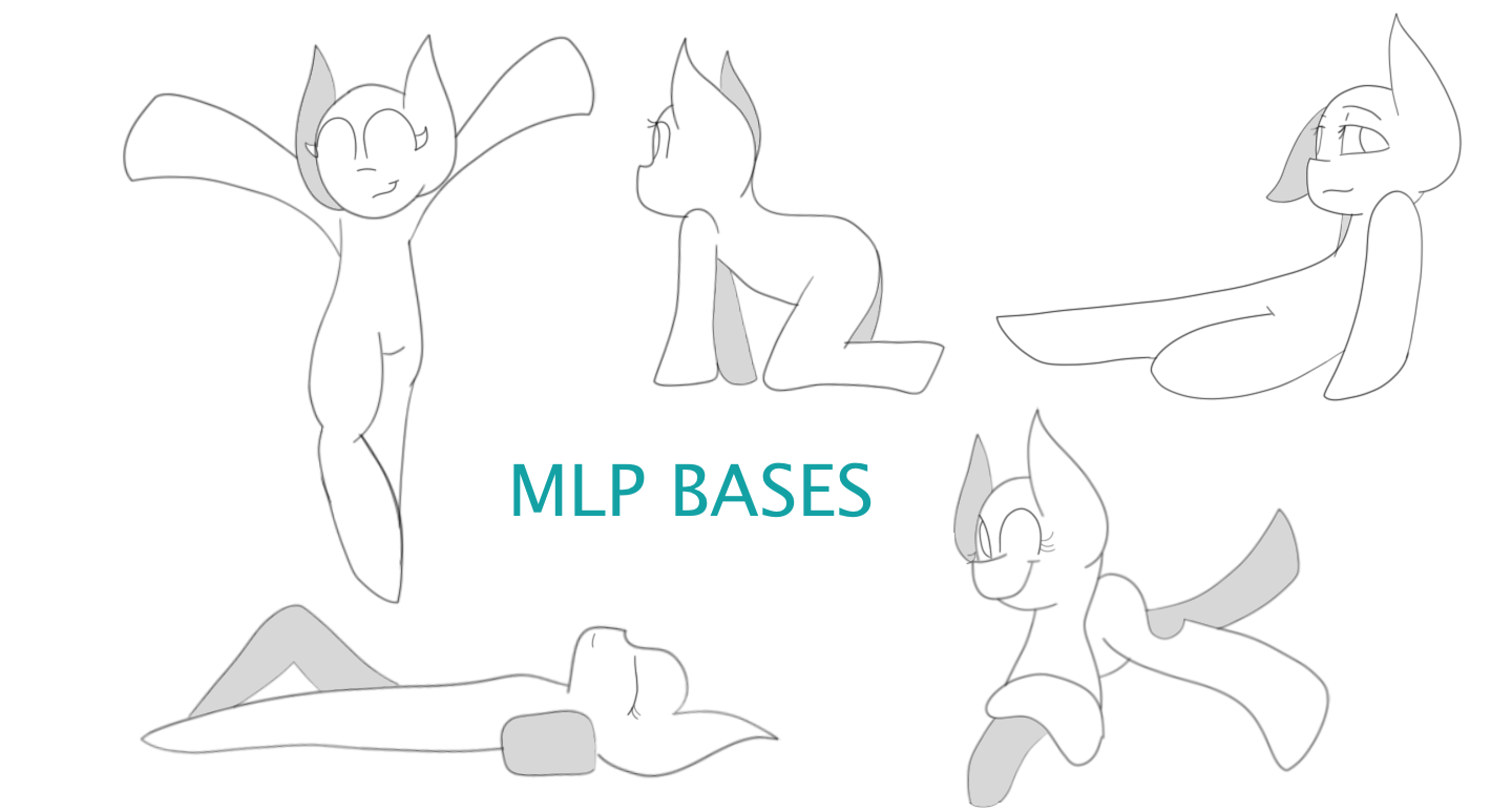 Mlp Bases by PixelArtPlatypus on DeviantArt