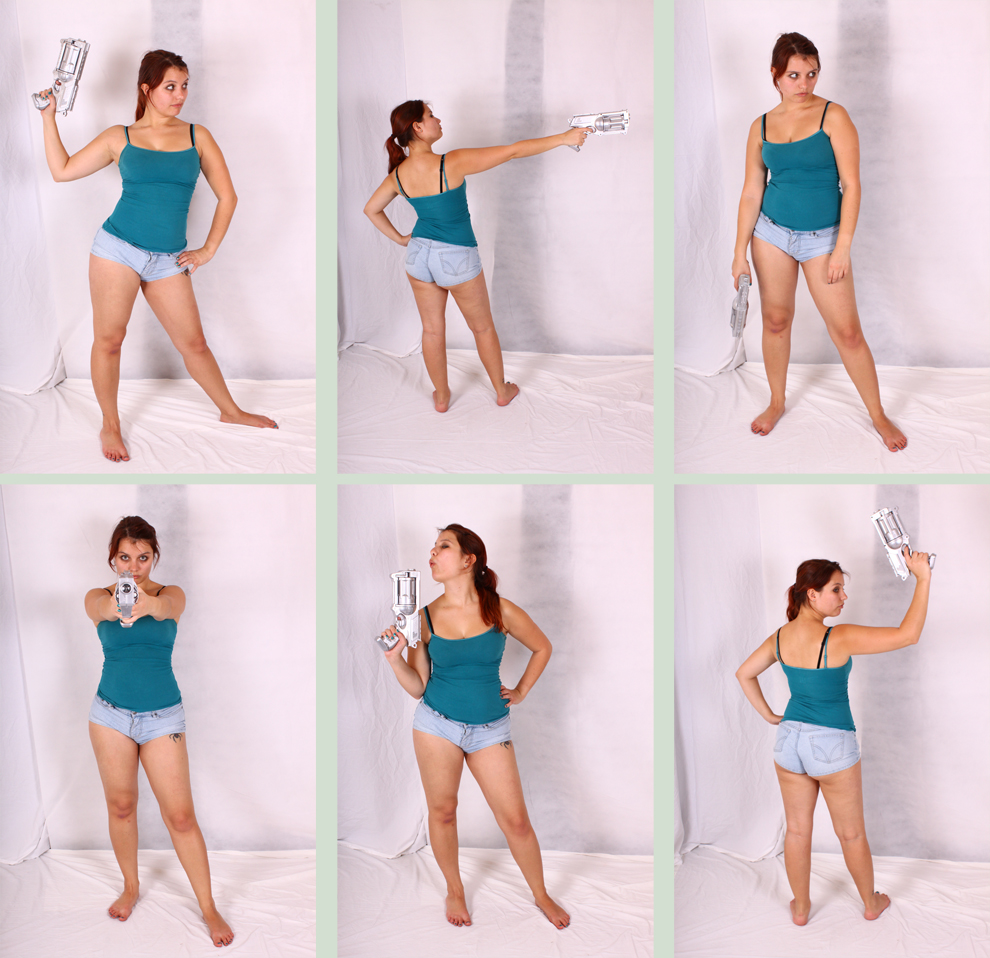 pix Female Holding Gun Drawing Reference gun poses 4 by tasastock on deviantart