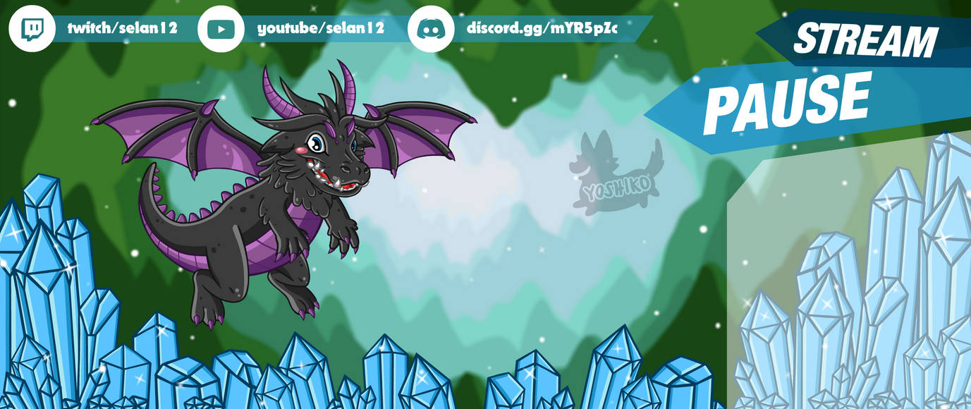 Twitch Pause Screen Animated Selan12 By Yoshiko Animation On Deviantart Twitch Pause Screen Animated Selan12 By Yoshiko Animation On Deviantart