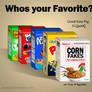 Cereal Flakes Boxes Icons