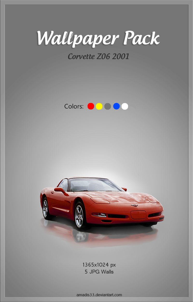 Corvette Z06 2001 Wallpaper PACK