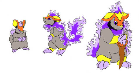 Fakemon Starters-Cincilla Evo line