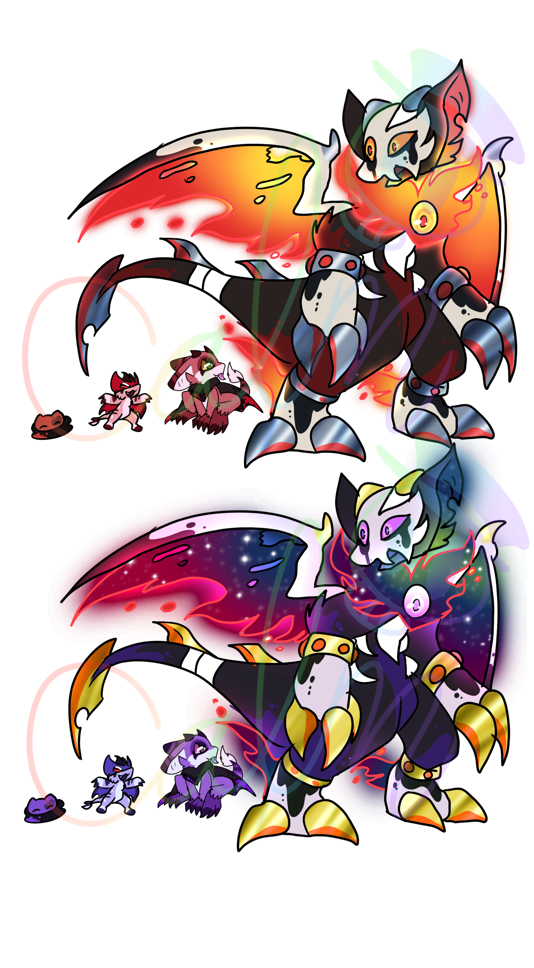 Revamped digimon adopt open by CalmLittleStar on DeviantArt