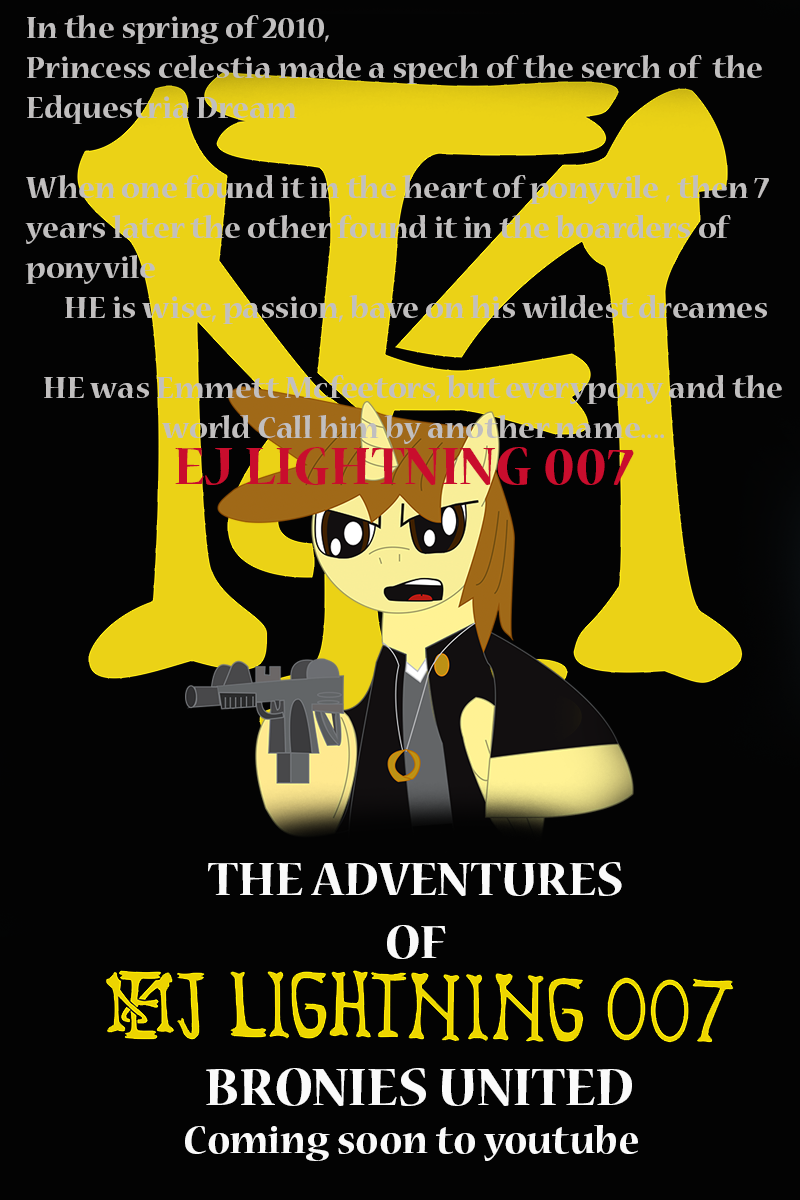 the Adventures of EJ Lightning 007 B u poster by EJFireLightningArts on ...
