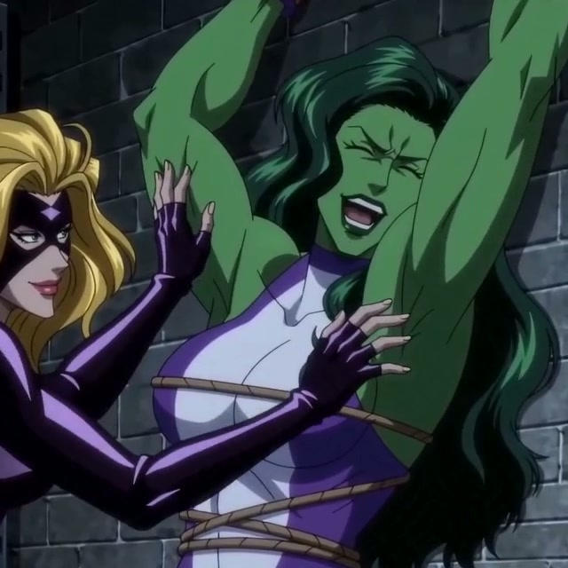 Ai Ref to video She hulk armpit tickle tortured b by 980f on DeviantArt