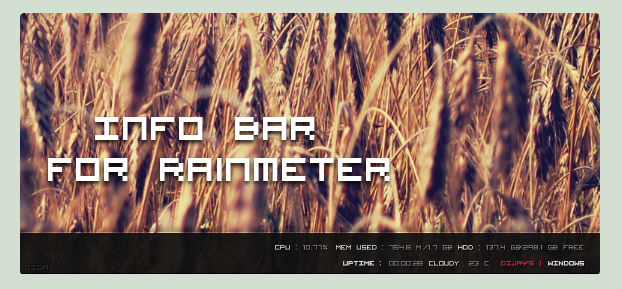 Info Bar by DijaySazon