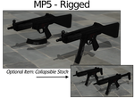 MP5/MP5A2 - Rigged - Version 2 by ProgammerNetwork