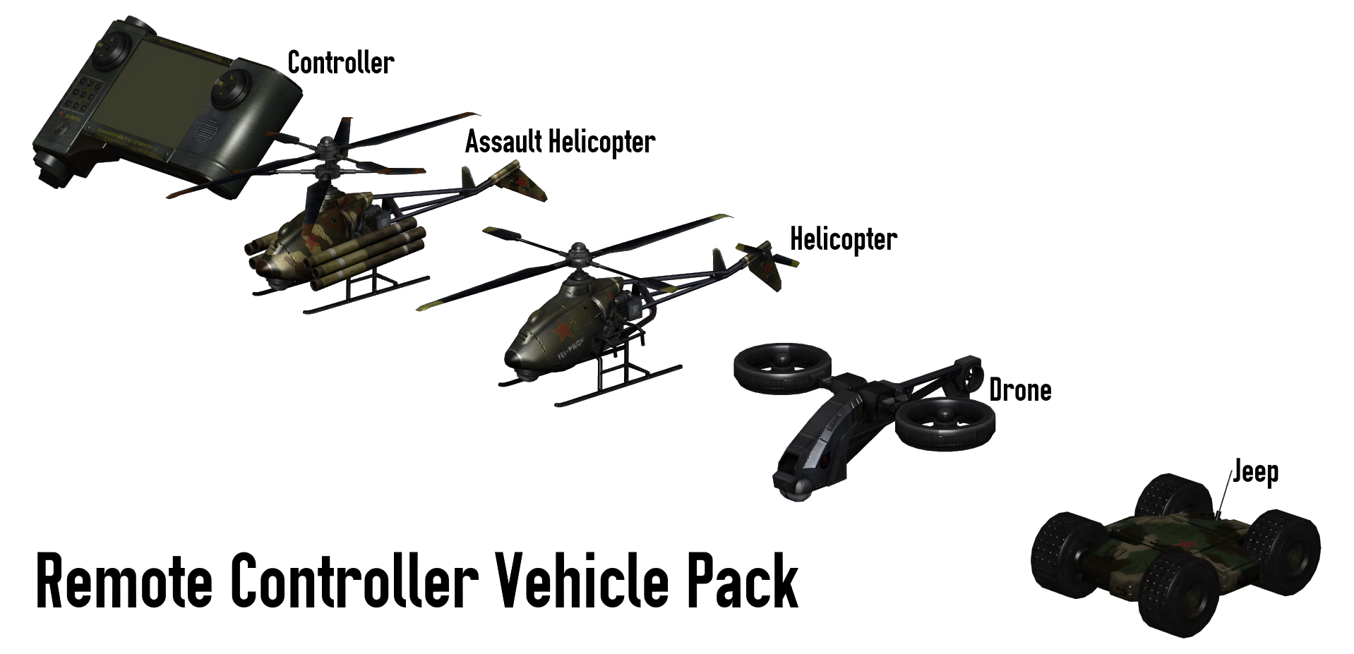 Remote Control Vehicle Pack by on DeviantArt