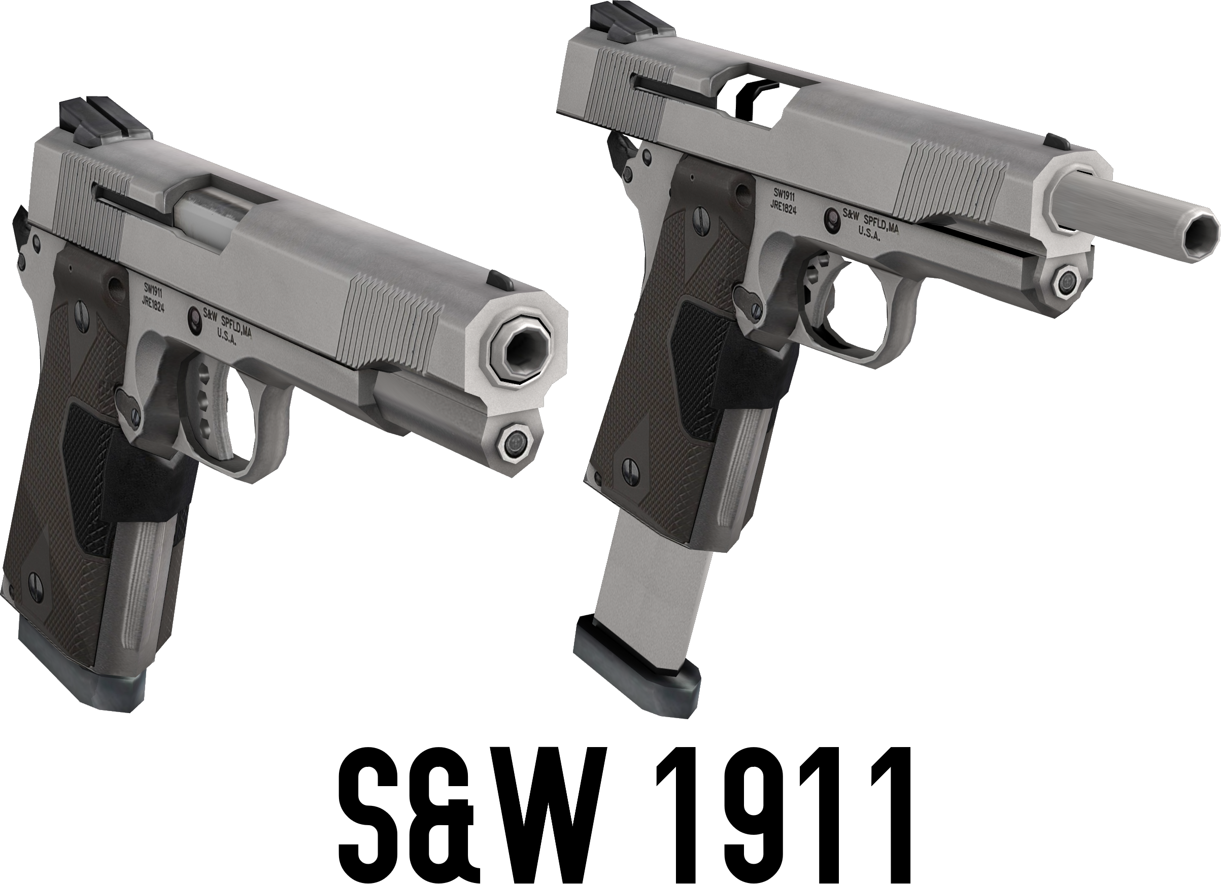 S and W 1911 - Rigged (Fix) by ProgammerNetwork on DeviantArt
