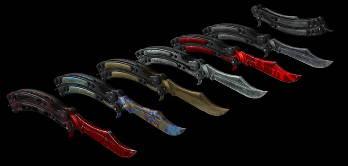 Butterfly Knife - Rigged