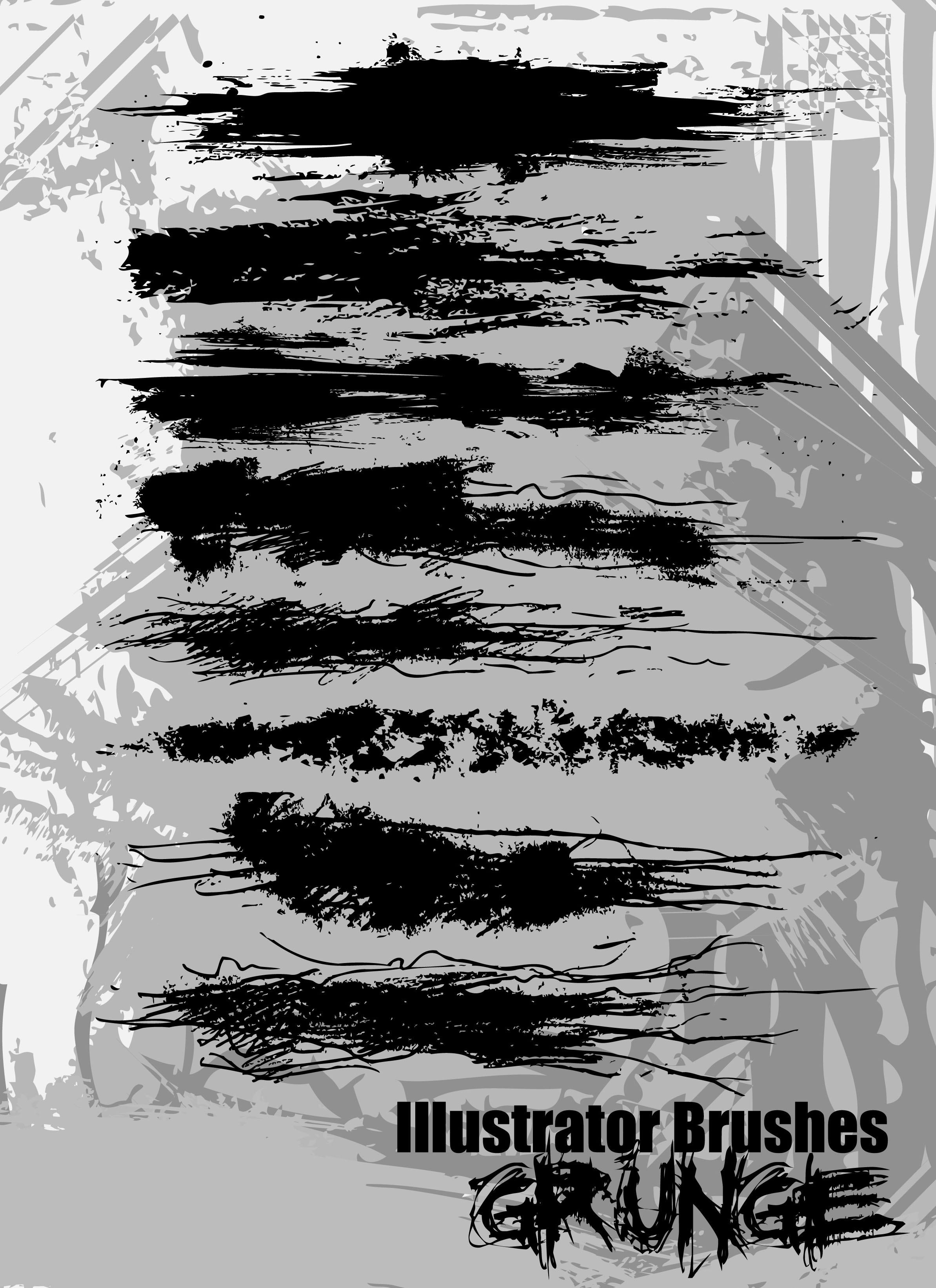 Illustrator Grunge Brushes