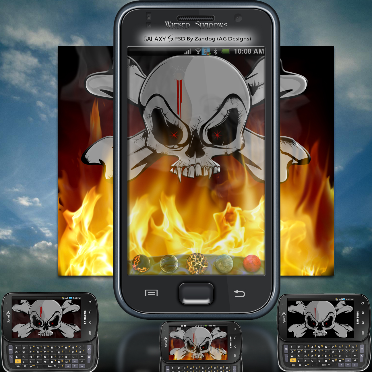 Skull and Bones Android 3 pack