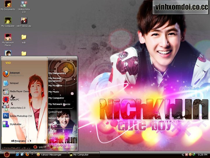 Nichkhun-2PM Theme for XP