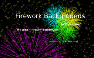 Firework backgrounds