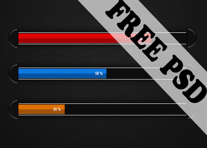 [FREE PSD] Progress Bars By Muamer Keranovic by muamerART on DeviantArt
