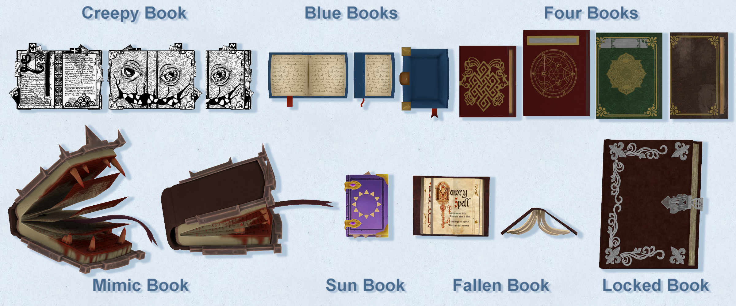 [MMD] Book Pack - Download by BasicFish on DeviantArt
