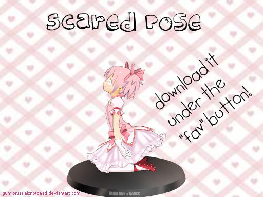 Puella Magi Madoka Magica Scared Pose Download By