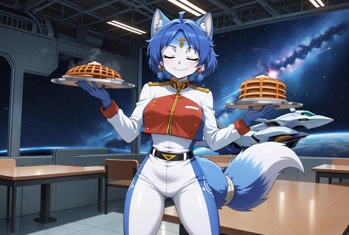 Krystal gundam theme restaurant waitress (video) by Sanjaque1 on DeviantArt