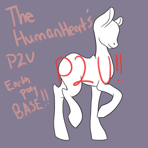 Earth Pony Base [P2U] by aureamachina on DeviantArt