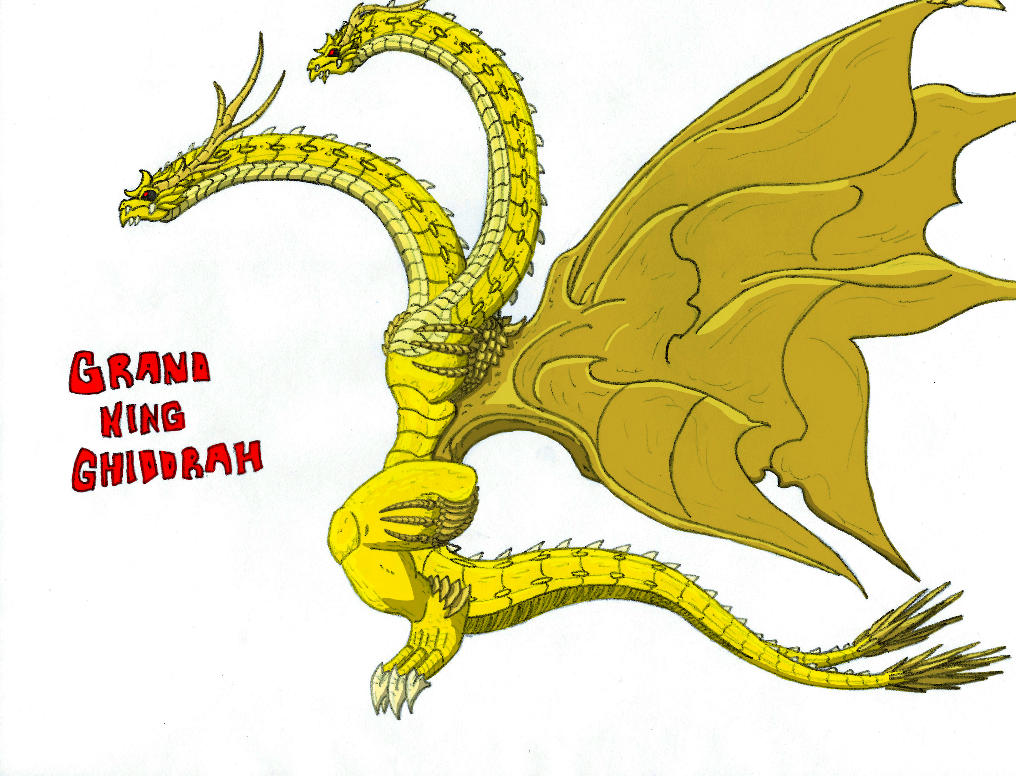 Grand King Ghidorah by Kaijudude on DeviantArt