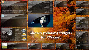 Glasses (vclouds) Widgets Pack for xwidget (FINAL)