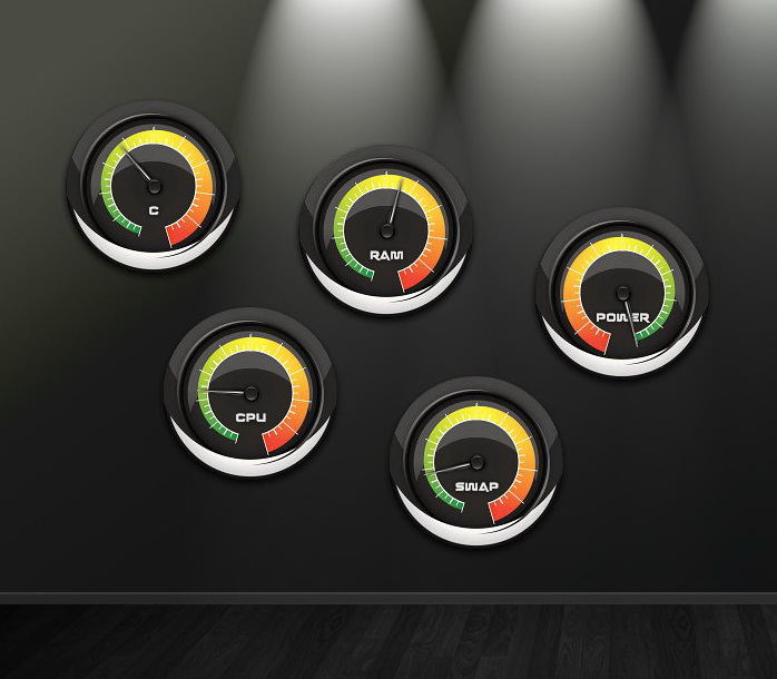 Glossy Gauge Mini Widgets Pack for xwidget by Jimking on DeviantArt