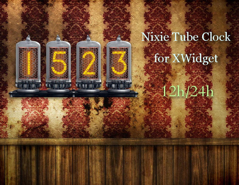 Nixie Tube Clock HD for xwidget by Jimking on DeviantArt