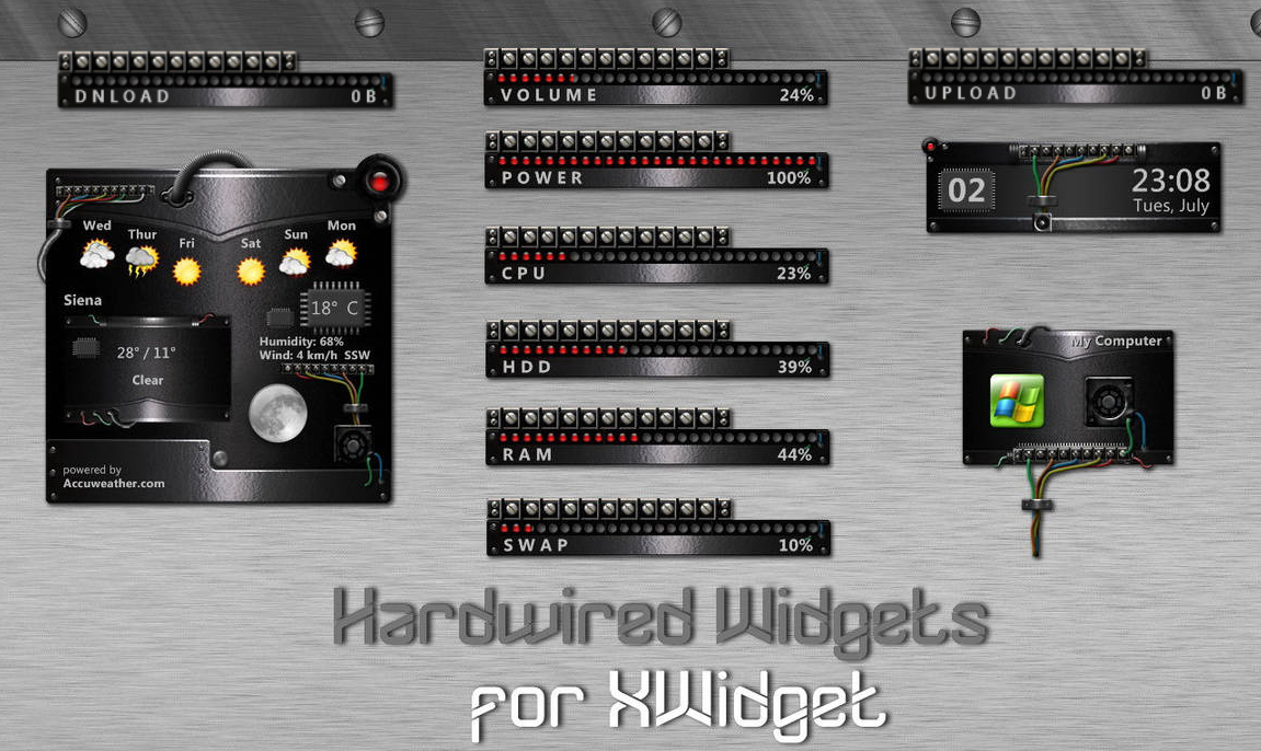 Hardwired Widgets Pack for xwidget (UPDATED)