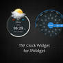 TSF Clock Widget (flip) for xwidget