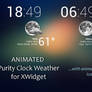 ANIMATED Purity Clock Weather for xwidget